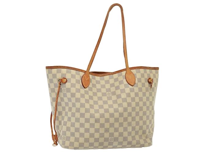 LOUIS VUITTON Damier Azur Neverfull MM Tote Bag N41605 LV Auth 79374  ref.1440372