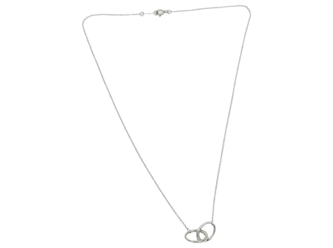 Autre Marque TIFFANY&Co. Necklace Ag925 Silver Auth am6421 Silvery  ref.1440377