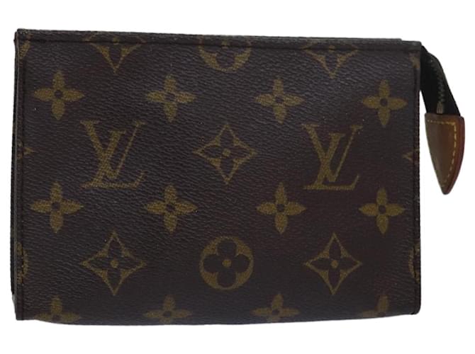 LOUIS VUITTON Monogram Poche Toilette 15 Pouch M47546 LV Auth 78116 Cloth  ref.1440379