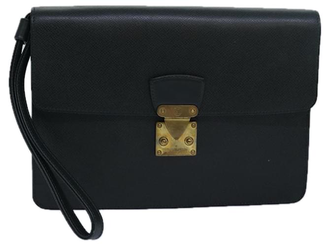 LOUIS VUITTON Pochette Kourad Clutch Tasche Épicea M30194 LV Auth th5084 Leder  ref.1440416