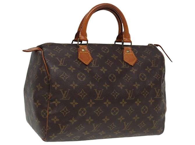 LOUIS VUITTON Handtasche Monogram Speedy 30 M41526 LV Auth 78904 Monogramm Leinwand  ref.1440489