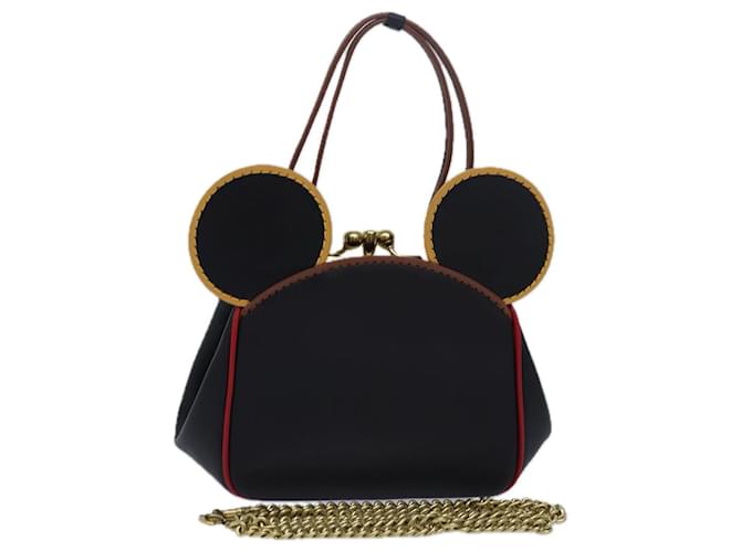 Sac à main en cuir Coach Disney Collaboration 2 voies noir Auth 79131  ref.1440498