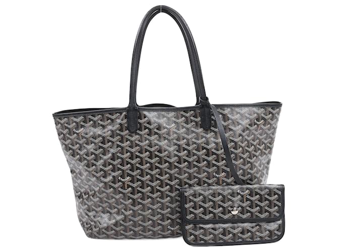 Sac à main Goyard Saint Louis PM en PVC et cuir marron  ref.1440624