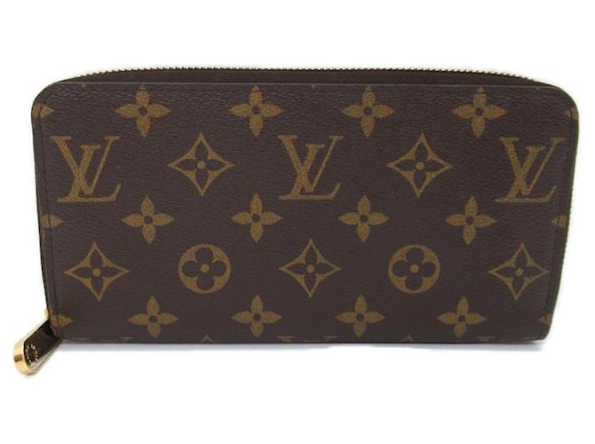 Carteira Zippy Louis Vuitton em lona Long Wallet M60017 em muito bom estado Marrom  ref.1440728