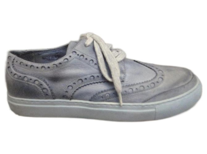 Free Lance Leather Sneakers Grey