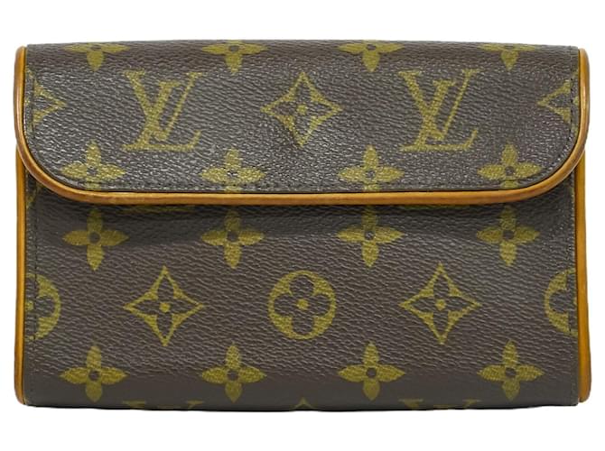 Louis Vuitton Florentine Brown Cloth  ref.1440773