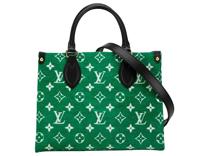 Louis Vuitton Onthego Velours Vert  ref.1440781