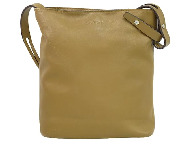 Loewe Asymmetric Brown Leather  ref.1440788