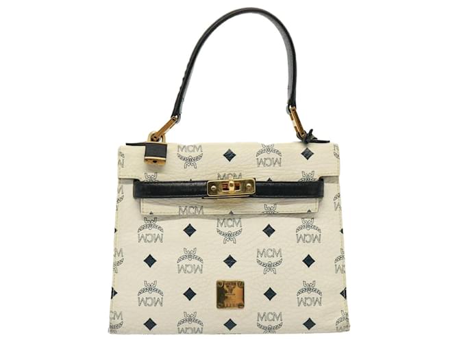 MCM Visetos Blanco Lienzo  ref.1440798