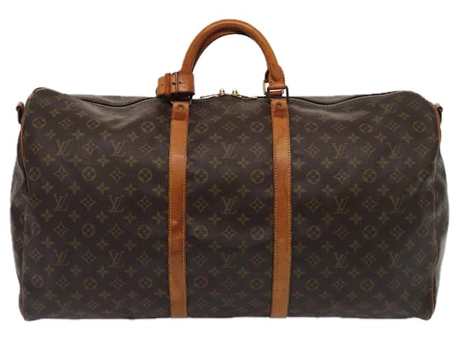 Louis Vuitton Keepall Bandoulière 60 Toile Marron  ref.1440812