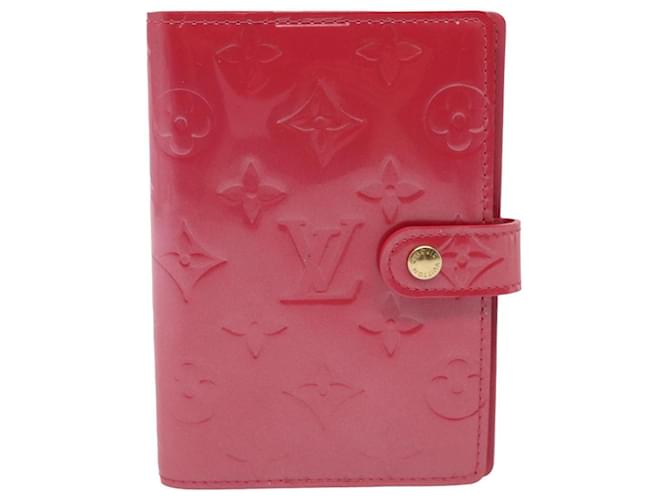 Agenda PM Louis Vuitton Pink Lackleder  ref.1440814