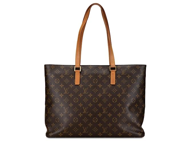 Louis Vuitton Braun Monogram Luco Leder Leinwand  ref.1440991