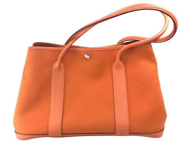 Hermès Garden Party Orange Cloth  ref.1441027