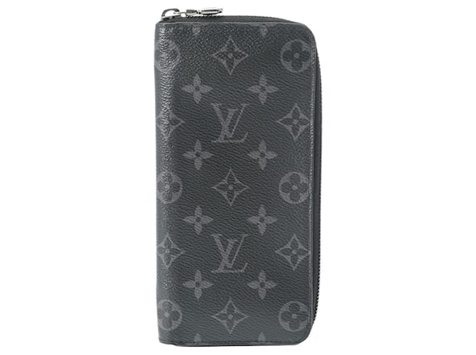 Louis Vuitton Zippy Wallet Vertical Black Cloth  ref.1441055