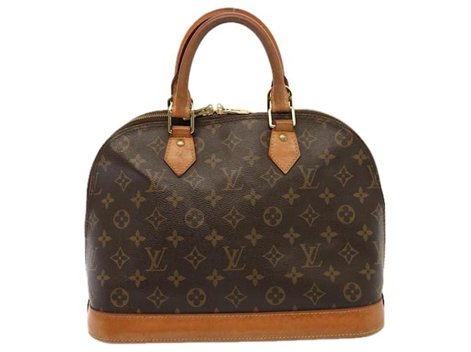 Louis Vuitton Alma Marrom Lona  ref.1441067