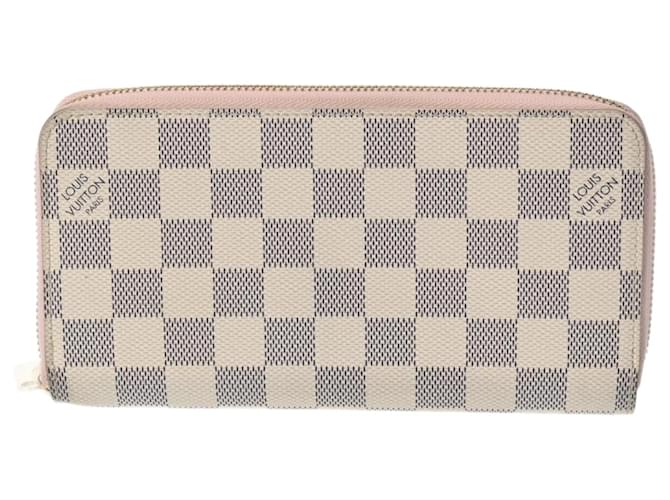 Zippy Geldbörse von Louis Vuitton Pink Leinwand  ref.1441085