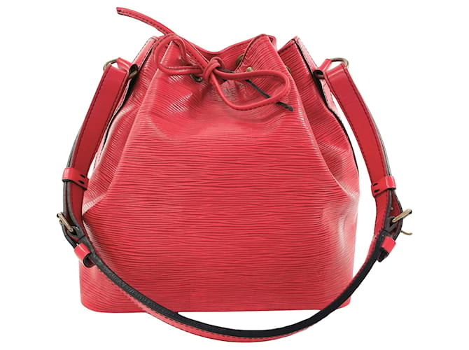 Noe Louis Vuitton Petit Noé Vermelho Couro  ref.1441131