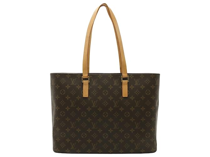 Louis Vuitton Luco Braun Leinwand  ref.1441168