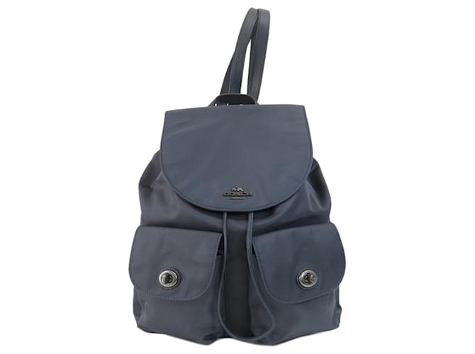 Coach Navy blue Synthetic  ref.1441235