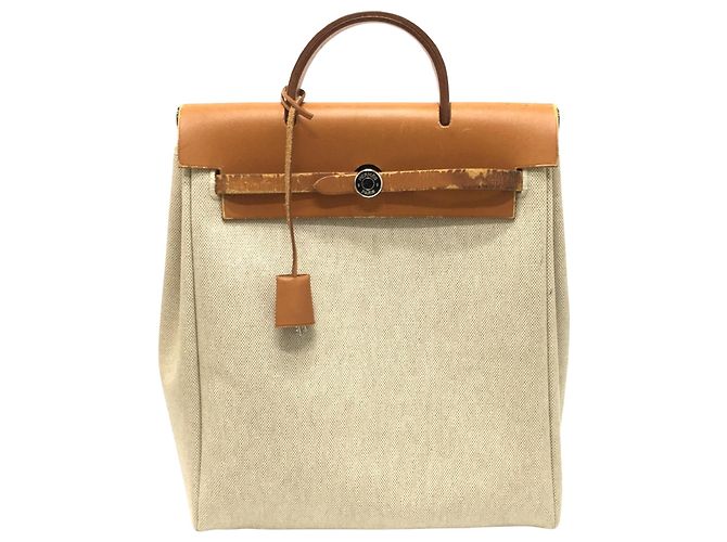 Hermès Herbag Beige