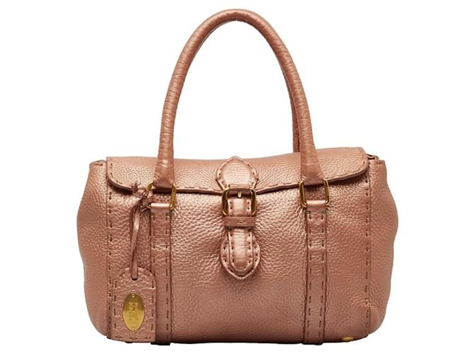 Fendi Selleria Cuir Rose  ref.1441334