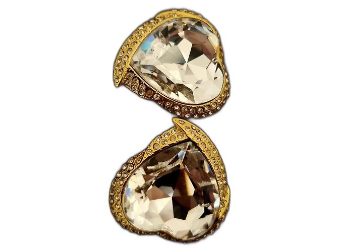 Wunderschöner Ohrring Yves Saint Laurent Gold hardware