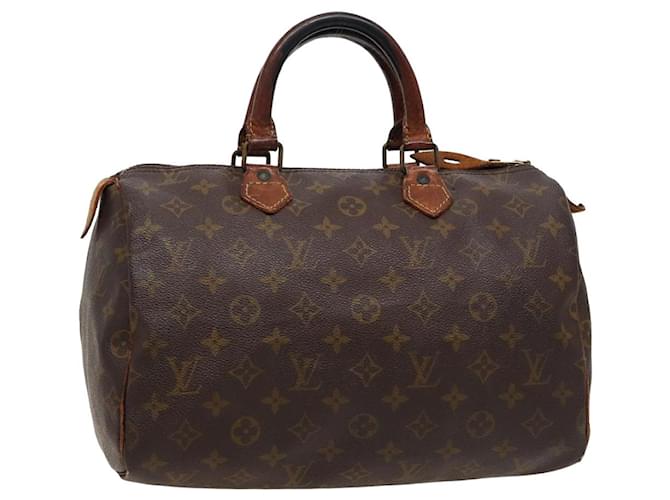 LOUIS VUITTON Bolsa de Mão Monogram Speedy 30 Vintage M41526 LV Auth bs15328 Monograma Lona  ref.1441398