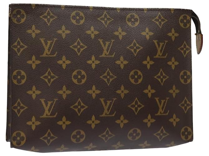 LOUIS VUITTON Monogram Poche Toilette 26 Pouch M47542 LV Auth yk13224 Cloth  ref.1441407