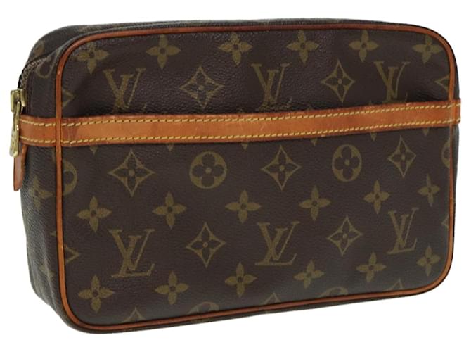 LOUIS VUITTON Clutch Compiegne 23 M51847 LV Auth 79707 Monograma Lona  ref.1441413