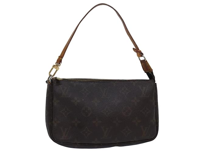 LOUIS VUITTON Monogram Pochette Accessoires Pouch M51980 LV Auth 79925 Cloth  ref.1441415