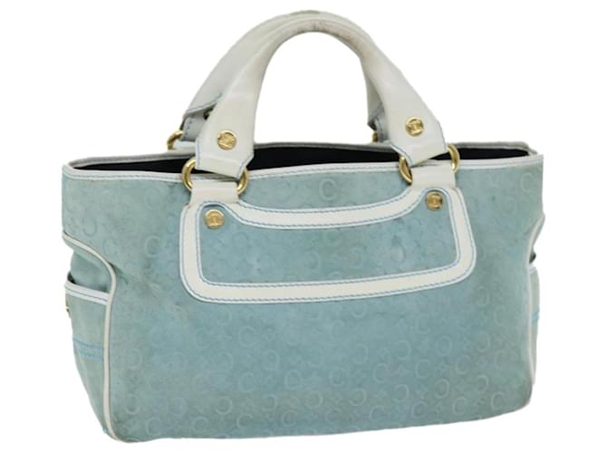 Céline CELINE Handtasche aus Wildleder Blau Auth 79185 Schweden  ref.1441438