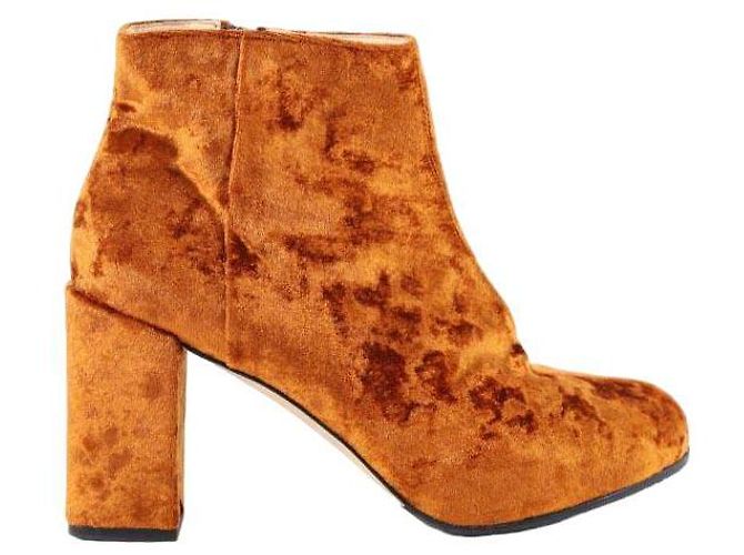 Carven Botas de terciopelo