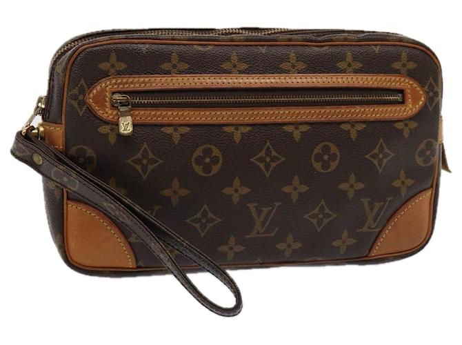 LOUIS VUITTON Monogram Marly Dragonne GM Clutch Bag M51825 LV Auth 79705 Cloth  ref.1441465