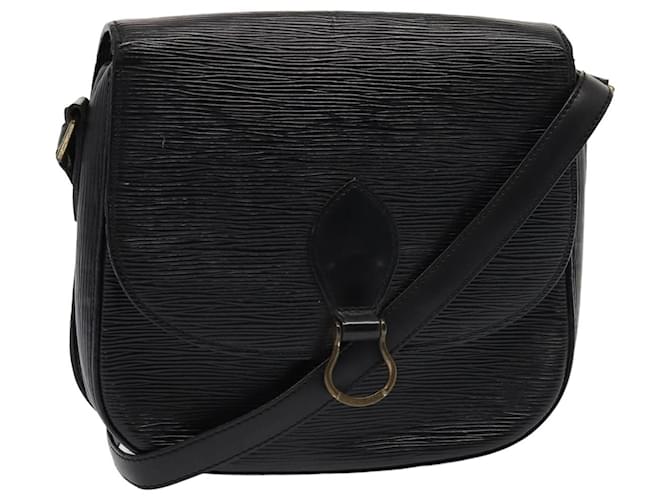 LOUIS VUITTON Epi Saint Cloud GM Shoulder Bag Black Noir M52192 LV Auth 79030 Leather  ref.1441476