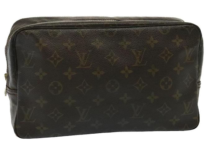 LOUIS VUITTON Monogram Trousse Toilette 28 Clutch Bag M47522 LV Auth bs15393 Cloth  ref.1441491