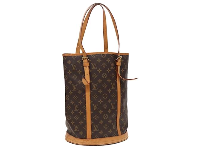 LOUIS VUITTON Bolsa de Ombro Monogram Bucket GM M42236 LV Auth bs15518 Monograma Lona  ref.1441492