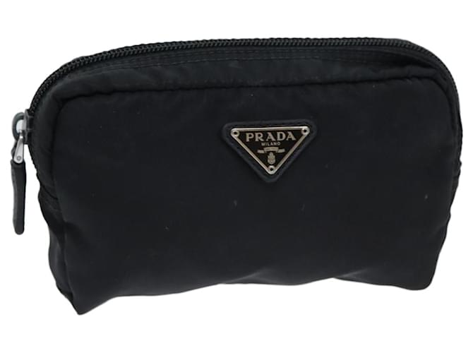 PRADA Pouch Nylon Black Auth 79313  ref.1441503