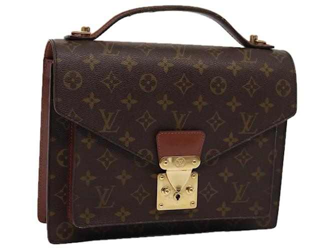 LOUIS VUITTON Monogram Monceau 28 Borsa a mano 2way M51185 LV Auth bs15421 Monogramma Tela  ref.1441509