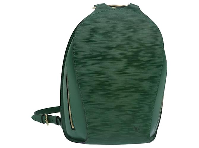 LOUIS VUITTON Epi Mabillon Backpack Green M52234 LV Auth 79254 Leather  ref.1441510