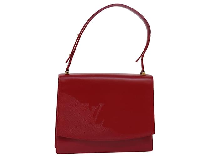 LOUIS VUITTON Opera line Delph Shoulder Bag Red M63937 LV Auth 78114 Leather  ref.1441511