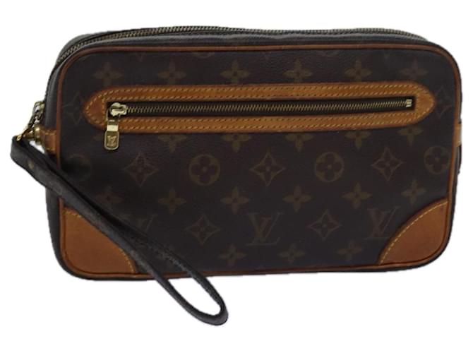 LOUIS VUITTON Monogram Marly Dragonne GM Clutch Bag M51825 LV Auth th5080 Cloth  ref.1441526