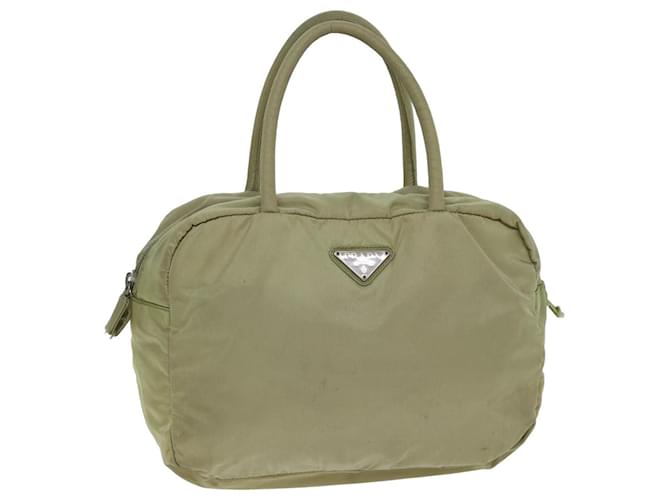 PRADA Handtasche Nylon Beige Auth 78330  ref.1441532