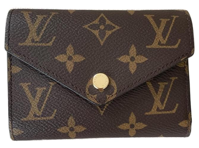 Louis Vuitton Portefeuille Victorine Toile Marron  ref.1441620