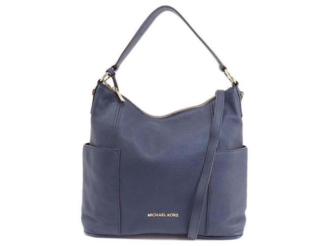 Michael Kors -- Cuir Bleu Marine  ref.1441676