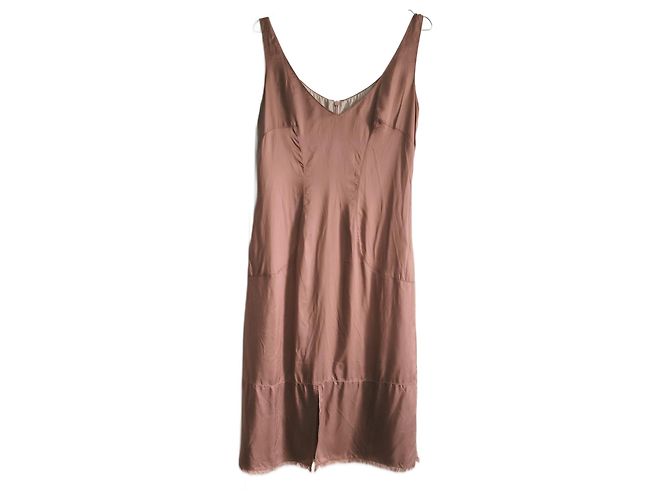 Isabel Marant Midikleid aus Viskose in Kupfer