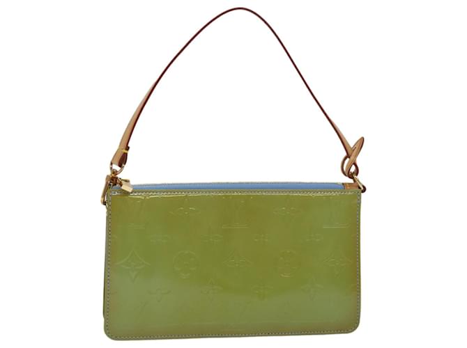 Louis Vuitton Pochette Accessoire Green Patent leather  ref.1441906