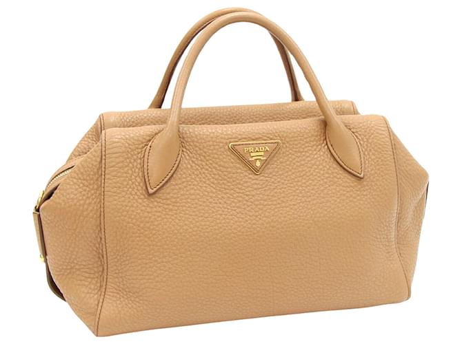 Prada Vitello Cuir Beige  ref.1441944