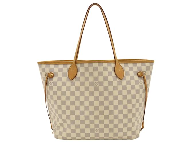 Louis Vuitton Neverfull MM Toile Blanc  ref.1441967