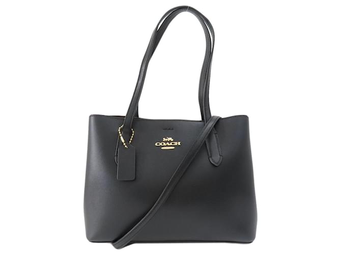 Coach Entrenador Negro Cuero  ref.1441968