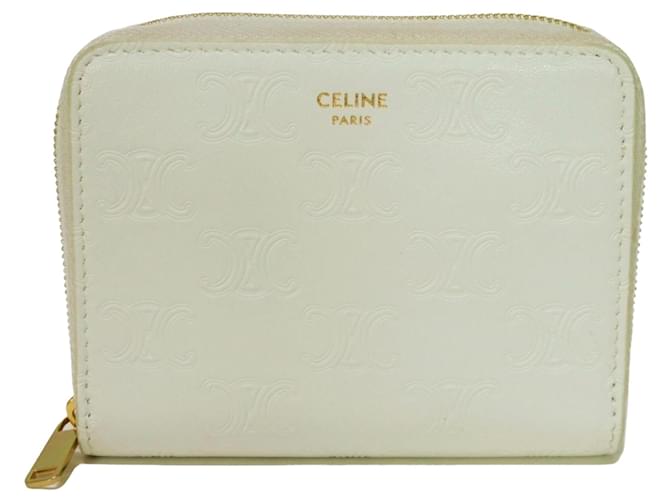 Céline compact White Pony-style calfskin  ref.1442073